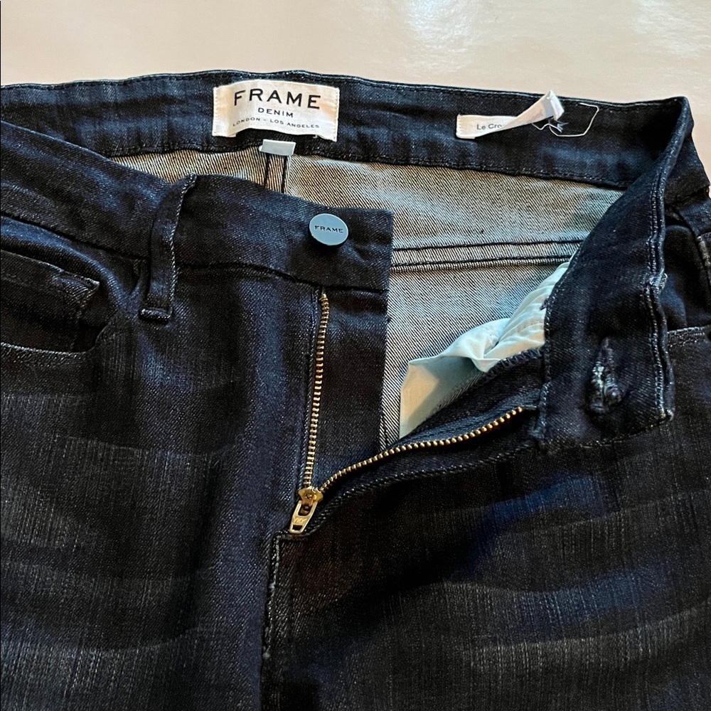 Frame Denim Le Crop Mini Boot Mid Rise Size 27 - Picture 16 of 16